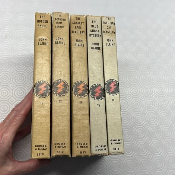 5 Vintage Rick Brant Science Adventure Hardcover Books John Blaine 1950’s-1960’s - Picture 3 of 16